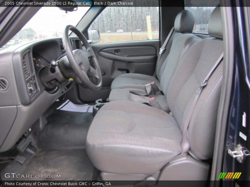 Black / Dark Charcoal 2005 Chevrolet Silverado 1500 LS Regular Cab