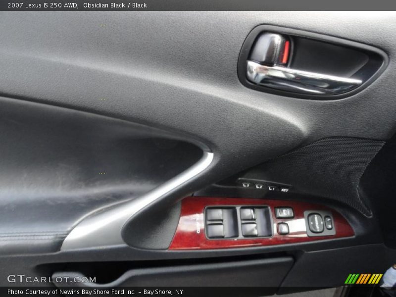 Obsidian Black / Black 2007 Lexus IS 250 AWD
