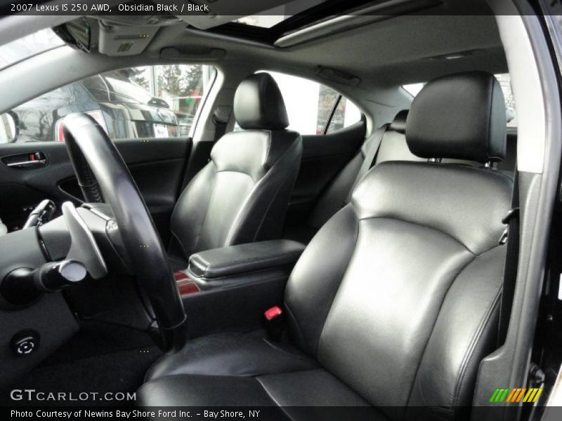 Obsidian Black / Black 2007 Lexus IS 250 AWD
