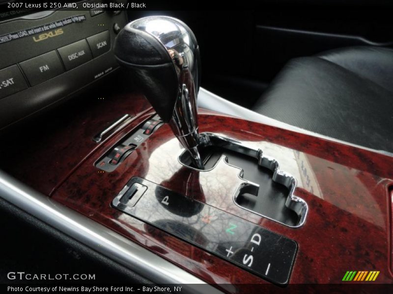 Obsidian Black / Black 2007 Lexus IS 250 AWD
