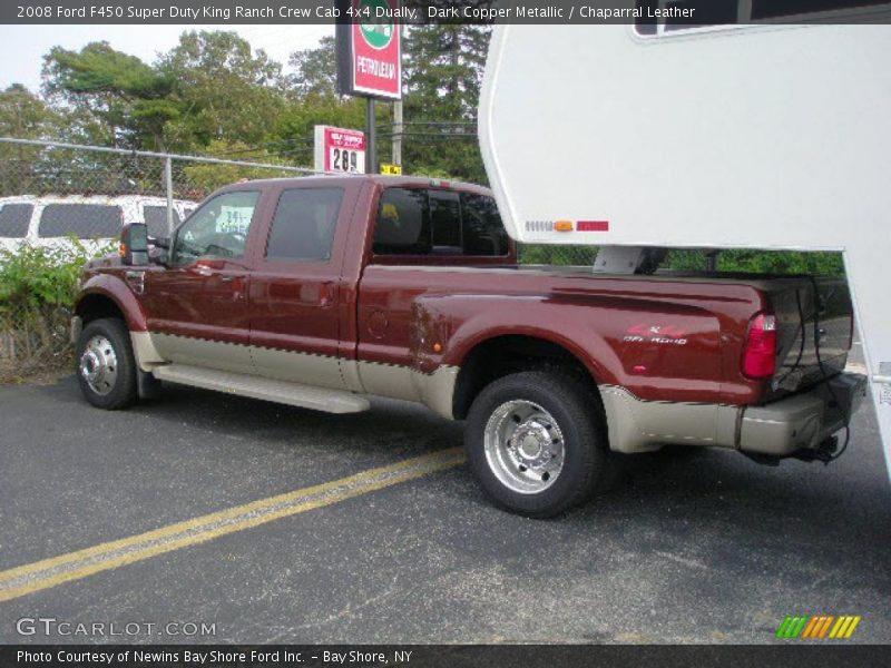 Dark Copper Metallic / Chaparral Leather 2008 Ford F450 Super Duty King Ranch Crew Cab 4x4 Dually