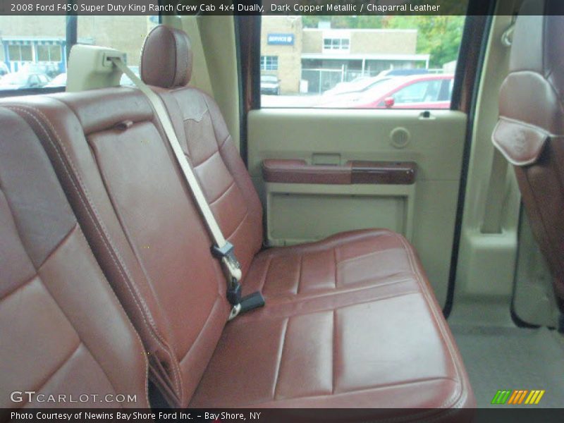 Dark Copper Metallic / Chaparral Leather 2008 Ford F450 Super Duty King Ranch Crew Cab 4x4 Dually
