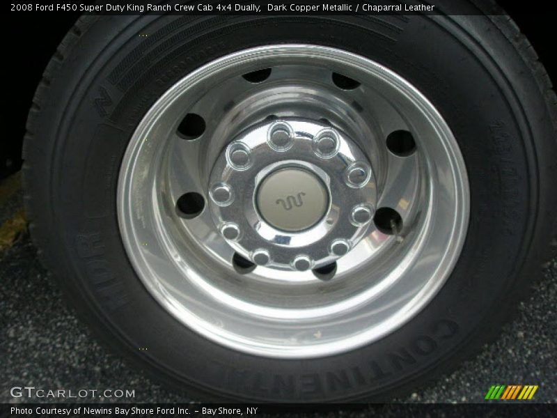 Dark Copper Metallic / Chaparral Leather 2008 Ford F450 Super Duty King Ranch Crew Cab 4x4 Dually