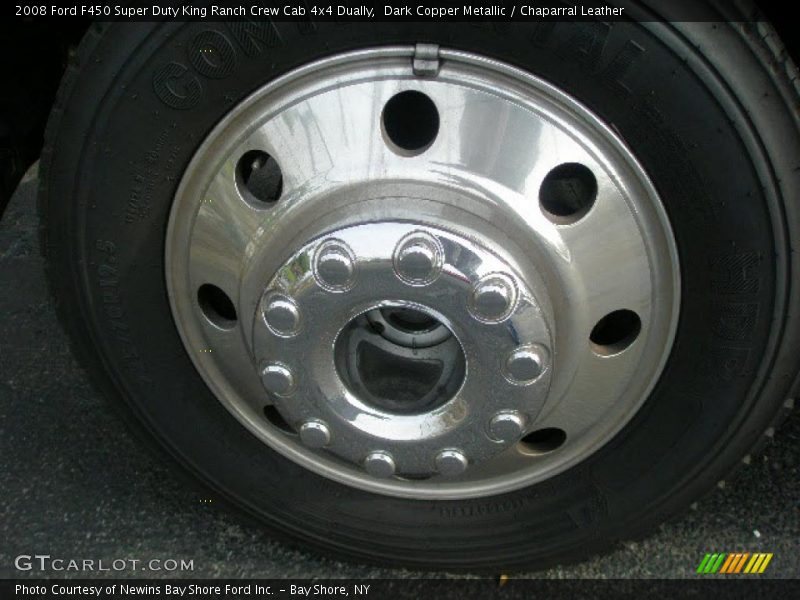 Dark Copper Metallic / Chaparral Leather 2008 Ford F450 Super Duty King Ranch Crew Cab 4x4 Dually