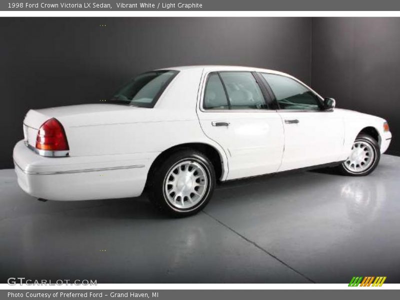 Vibrant White / Light Graphite 1998 Ford Crown Victoria LX Sedan
