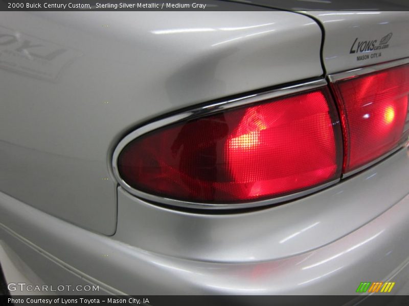 Sterling Silver Metallic / Medium Gray 2000 Buick Century Custom