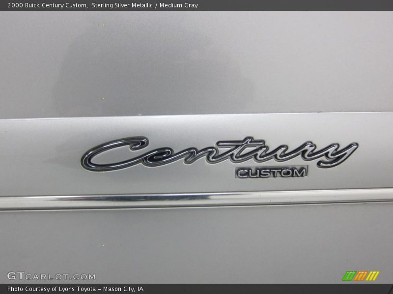 Sterling Silver Metallic / Medium Gray 2000 Buick Century Custom
