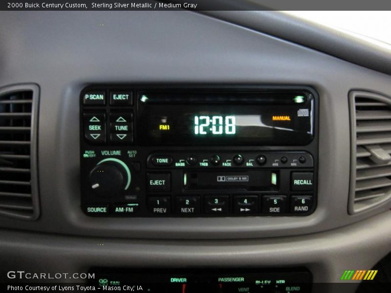 Sterling Silver Metallic / Medium Gray 2000 Buick Century Custom