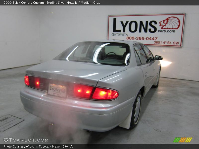 Sterling Silver Metallic / Medium Gray 2000 Buick Century Custom