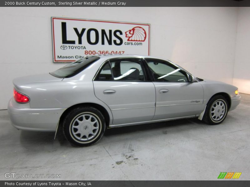 Sterling Silver Metallic / Medium Gray 2000 Buick Century Custom
