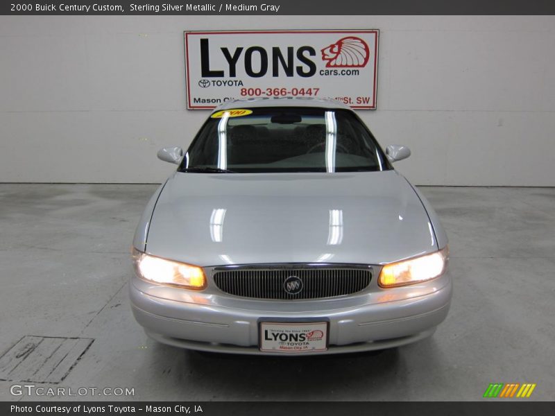 Sterling Silver Metallic / Medium Gray 2000 Buick Century Custom