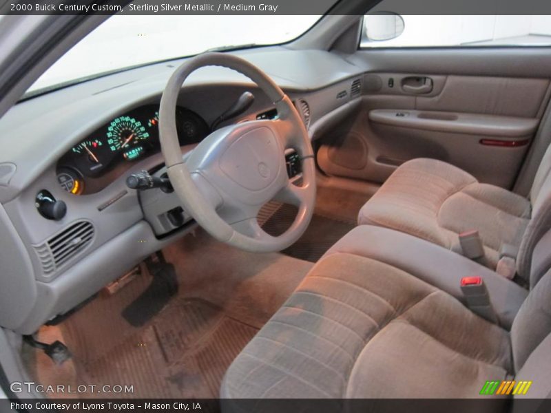 Sterling Silver Metallic / Medium Gray 2000 Buick Century Custom
