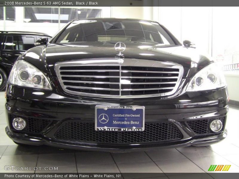 Black / Black 2008 Mercedes-Benz S 63 AMG Sedan