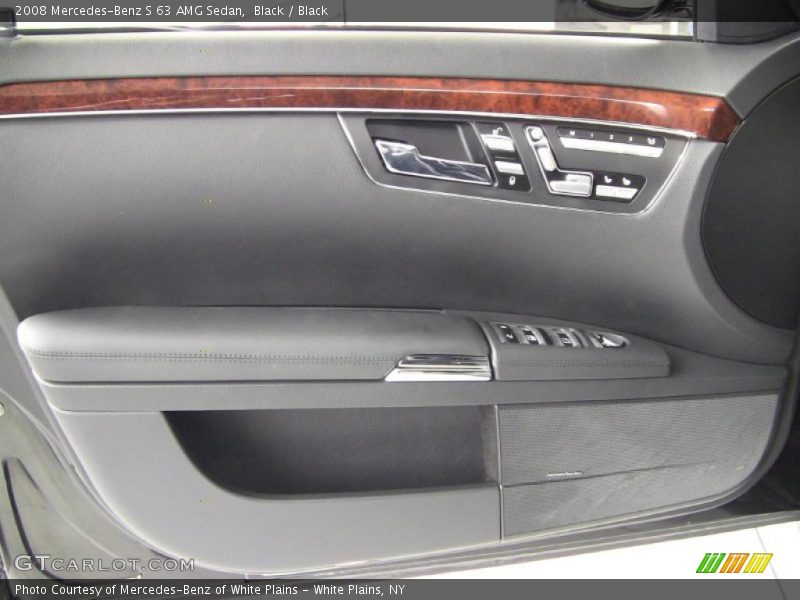 Black / Black 2008 Mercedes-Benz S 63 AMG Sedan