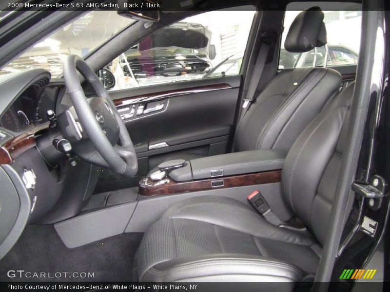  2008 S 63 AMG Sedan Black Interior