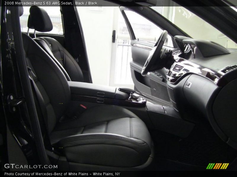 Black / Black 2008 Mercedes-Benz S 63 AMG Sedan