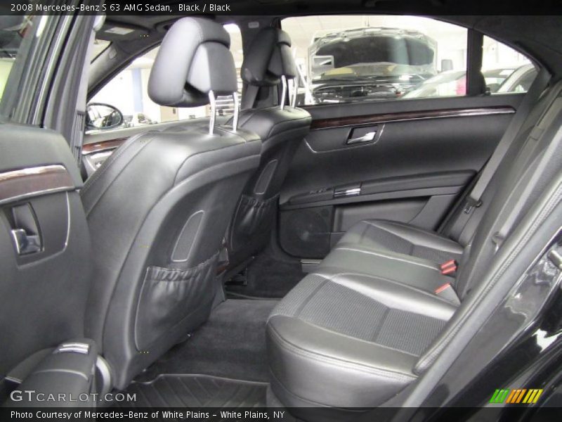  2008 S 63 AMG Sedan Black Interior