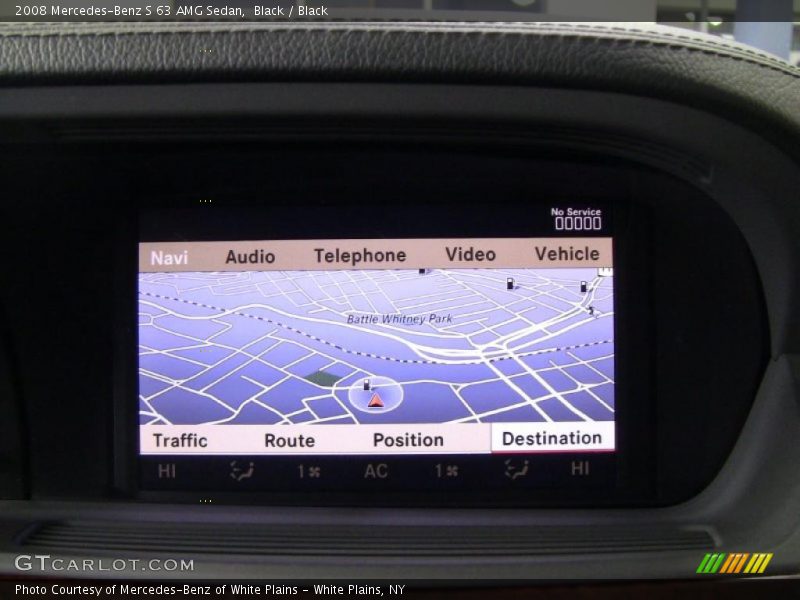 Navigation of 2008 S 63 AMG Sedan