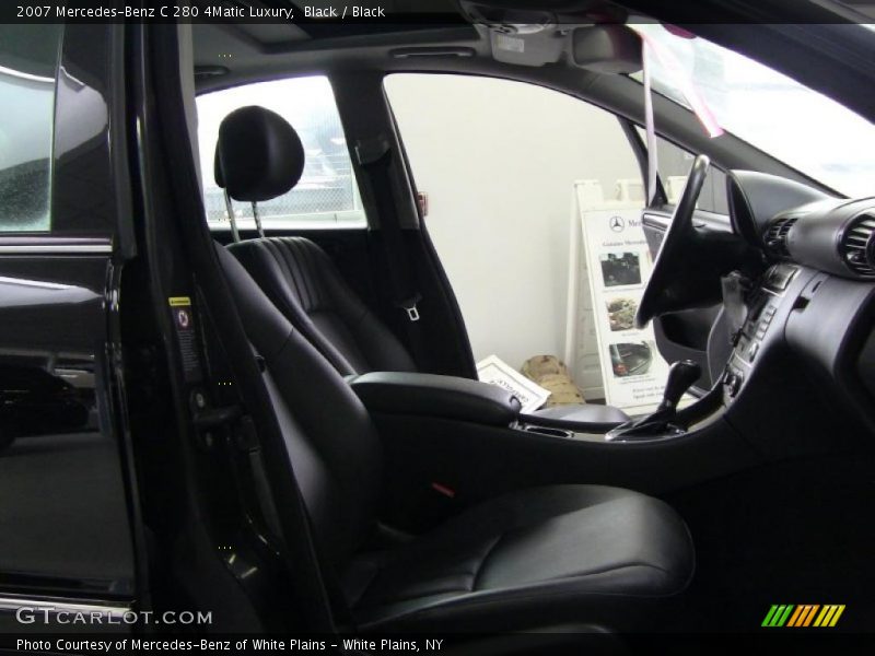 Black / Black 2007 Mercedes-Benz C 280 4Matic Luxury
