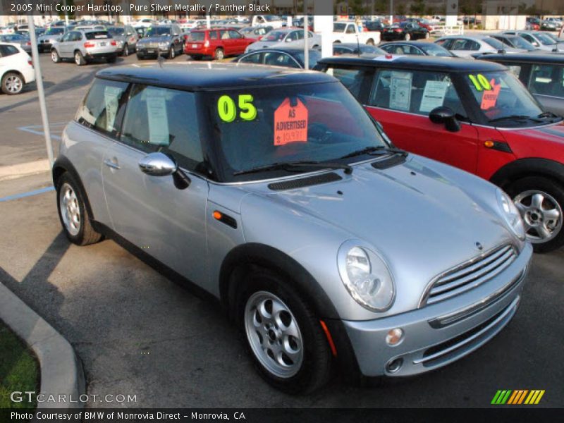 Pure Silver Metallic / Panther Black 2005 Mini Cooper Hardtop