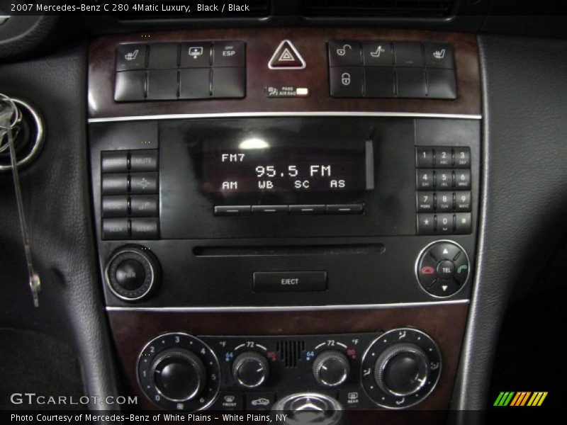 Black / Black 2007 Mercedes-Benz C 280 4Matic Luxury