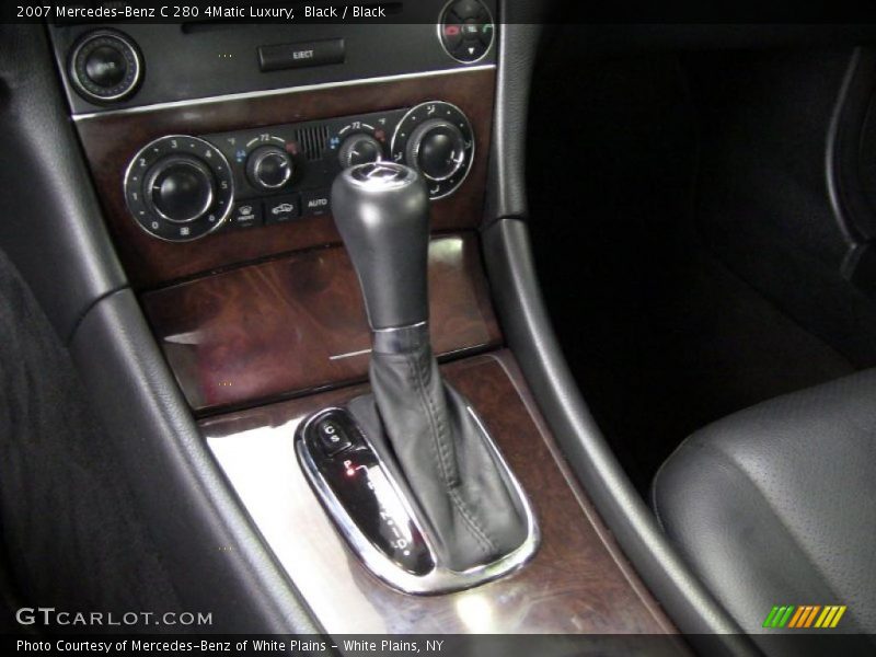 Black / Black 2007 Mercedes-Benz C 280 4Matic Luxury