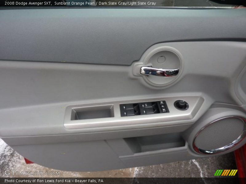 Sunburst Orange Pearl / Dark Slate Gray/Light Slate Gray 2008 Dodge Avenger SXT