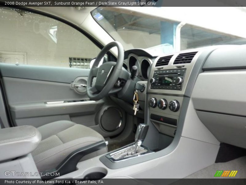 Sunburst Orange Pearl / Dark Slate Gray/Light Slate Gray 2008 Dodge Avenger SXT
