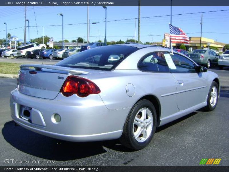 Bright Silver Metallic / Sandstone 2003 Dodge Stratus SXT Coupe