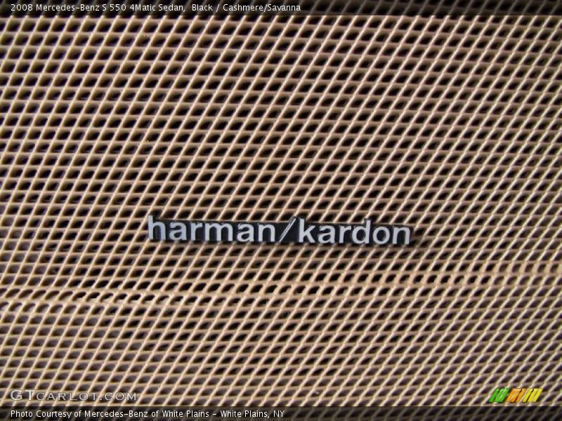 Black / Cashmere/Savanna 2008 Mercedes-Benz S 550 4Matic Sedan