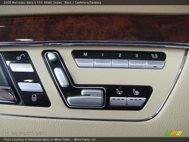 Black / Cashmere/Savanna 2008 Mercedes-Benz S 550 4Matic Sedan