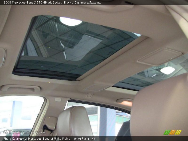 Black / Cashmere/Savanna 2008 Mercedes-Benz S 550 4Matic Sedan