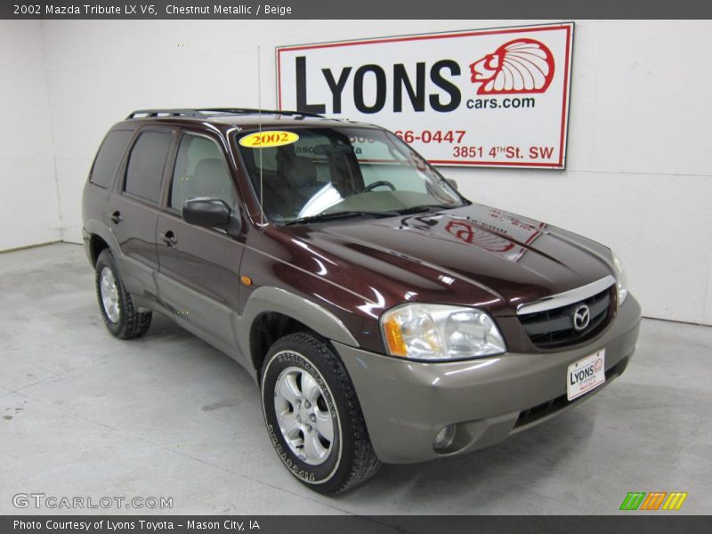 Chestnut Metallic / Beige 2002 Mazda Tribute LX V6