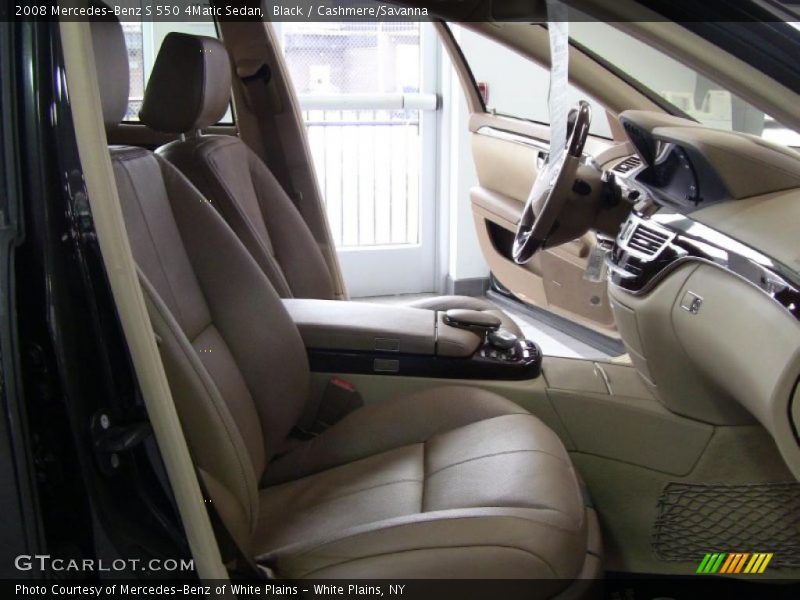 Black / Cashmere/Savanna 2008 Mercedes-Benz S 550 4Matic Sedan