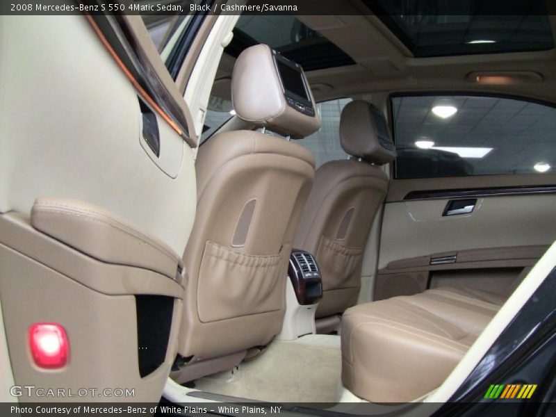 Black / Cashmere/Savanna 2008 Mercedes-Benz S 550 4Matic Sedan