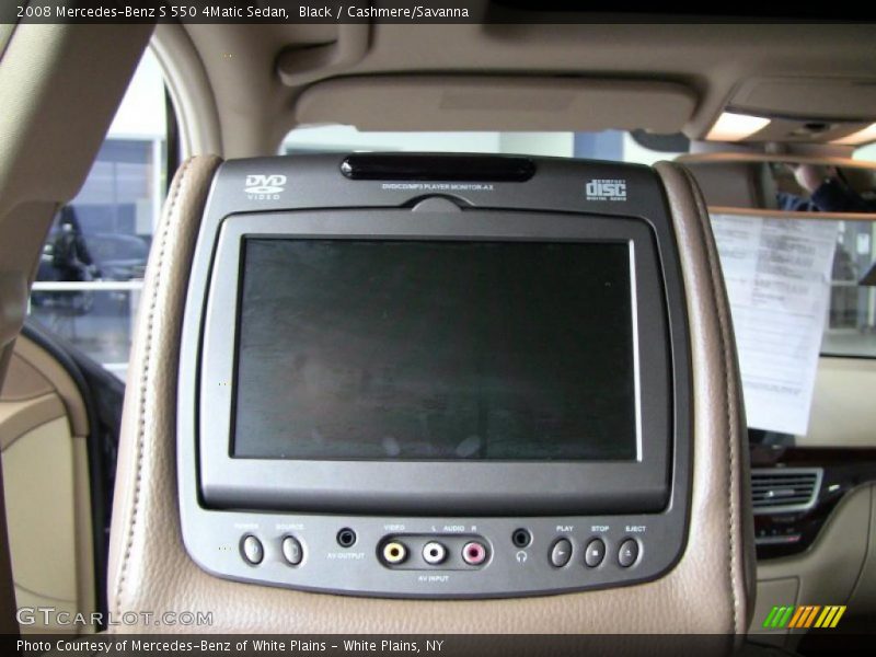 Black / Cashmere/Savanna 2008 Mercedes-Benz S 550 4Matic Sedan