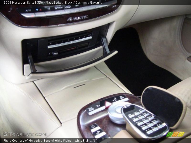 Black / Cashmere/Savanna 2008 Mercedes-Benz S 550 4Matic Sedan