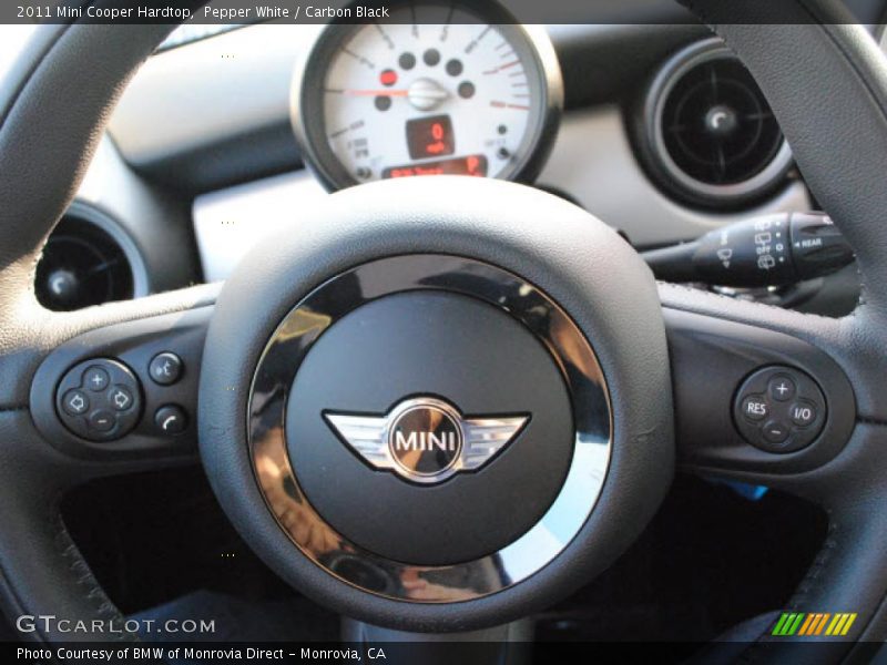 Pepper White / Carbon Black 2011 Mini Cooper Hardtop