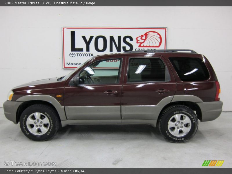 Chestnut Metallic / Beige 2002 Mazda Tribute LX V6