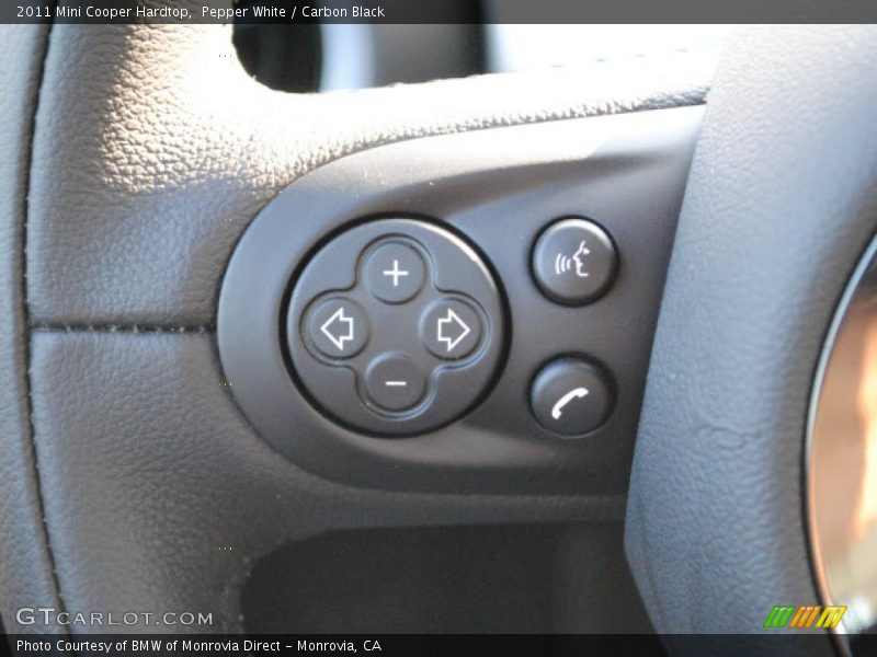 Pepper White / Carbon Black 2011 Mini Cooper Hardtop