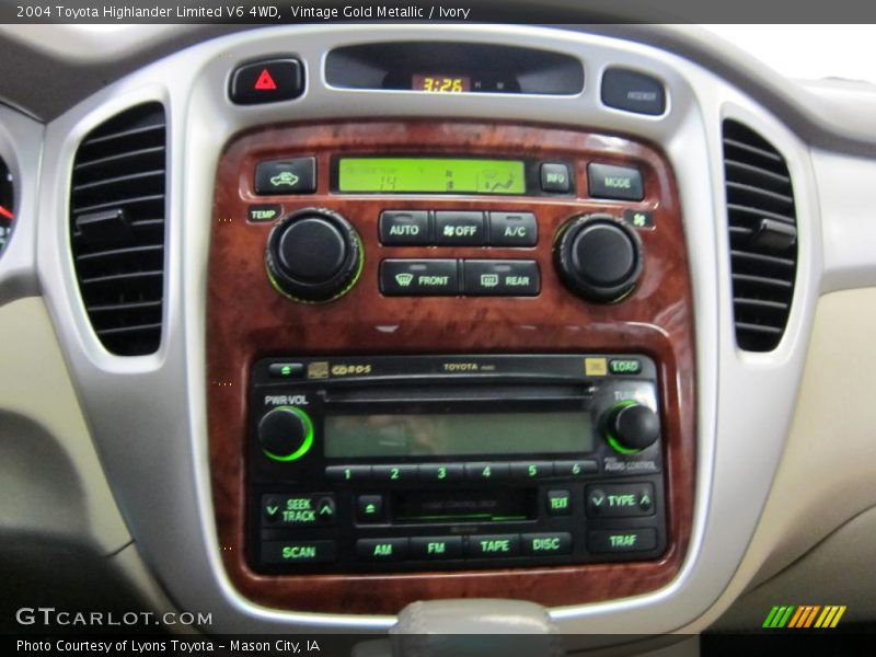 Vintage Gold Metallic / Ivory 2004 Toyota Highlander Limited V6 4WD