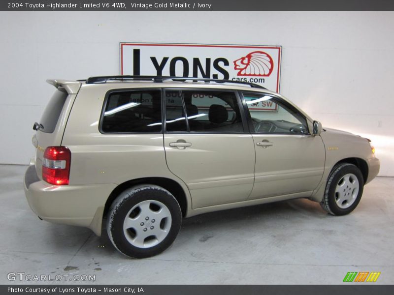 Vintage Gold Metallic / Ivory 2004 Toyota Highlander Limited V6 4WD