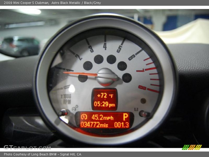 Astro Black Metallic / Black/Grey 2009 Mini Cooper S Clubman