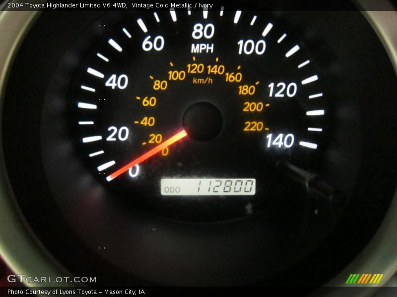 Vintage Gold Metallic / Ivory 2004 Toyota Highlander Limited V6 4WD