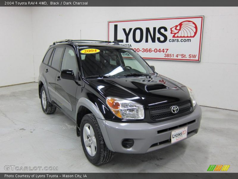 Black / Dark Charcoal 2004 Toyota RAV4 4WD