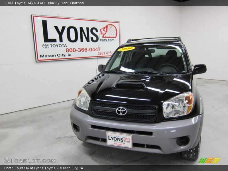 Black / Dark Charcoal 2004 Toyota RAV4 4WD
