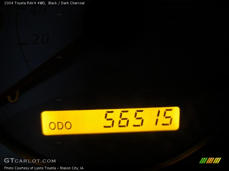 Black / Dark Charcoal 2004 Toyota RAV4 4WD
