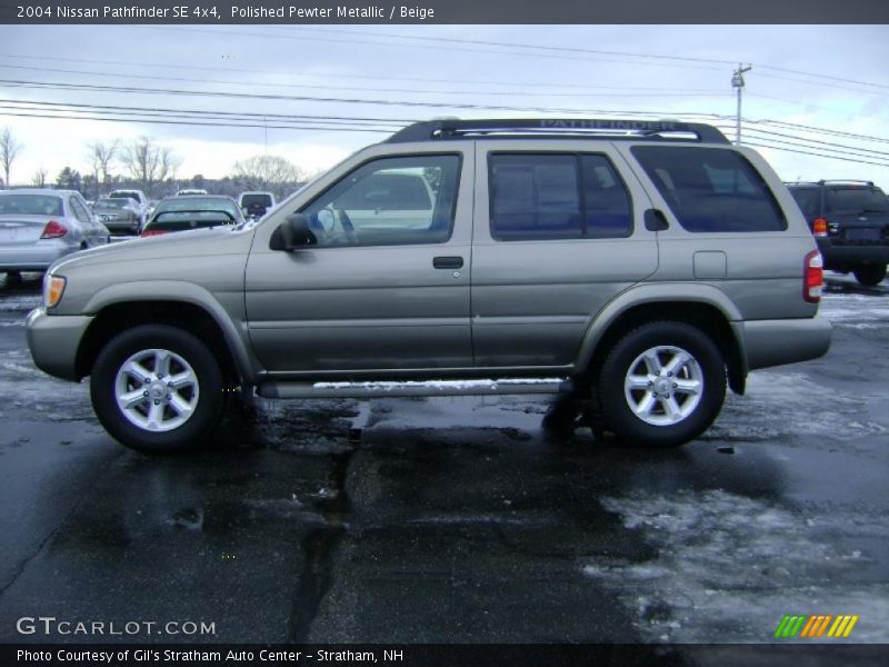 Polished Pewter Metallic / Beige 2004 Nissan Pathfinder SE 4x4