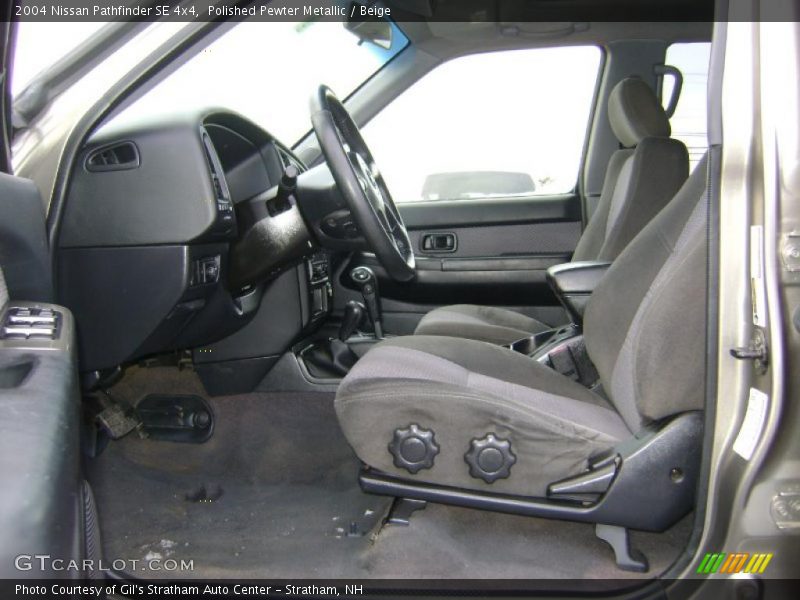 Polished Pewter Metallic / Beige 2004 Nissan Pathfinder SE 4x4