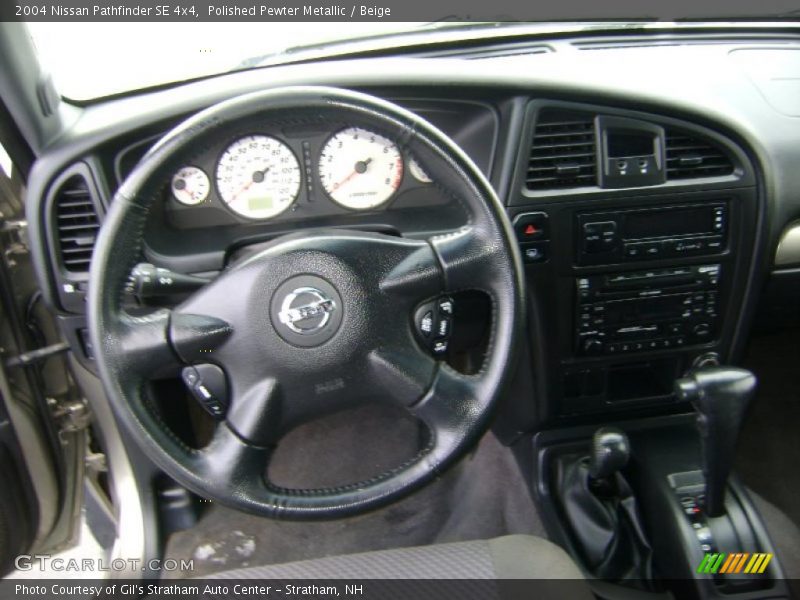 Polished Pewter Metallic / Beige 2004 Nissan Pathfinder SE 4x4